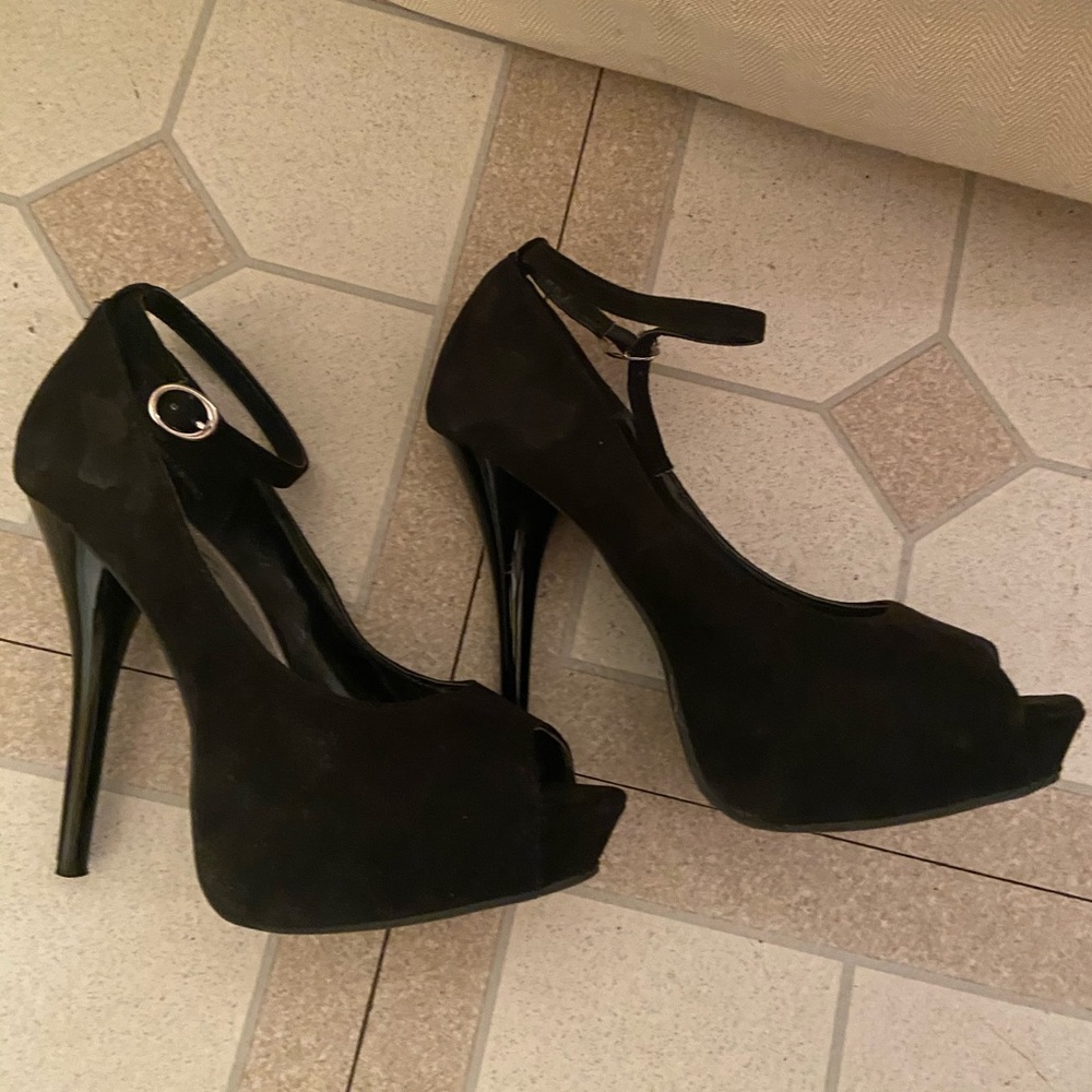 Black Platform Heels